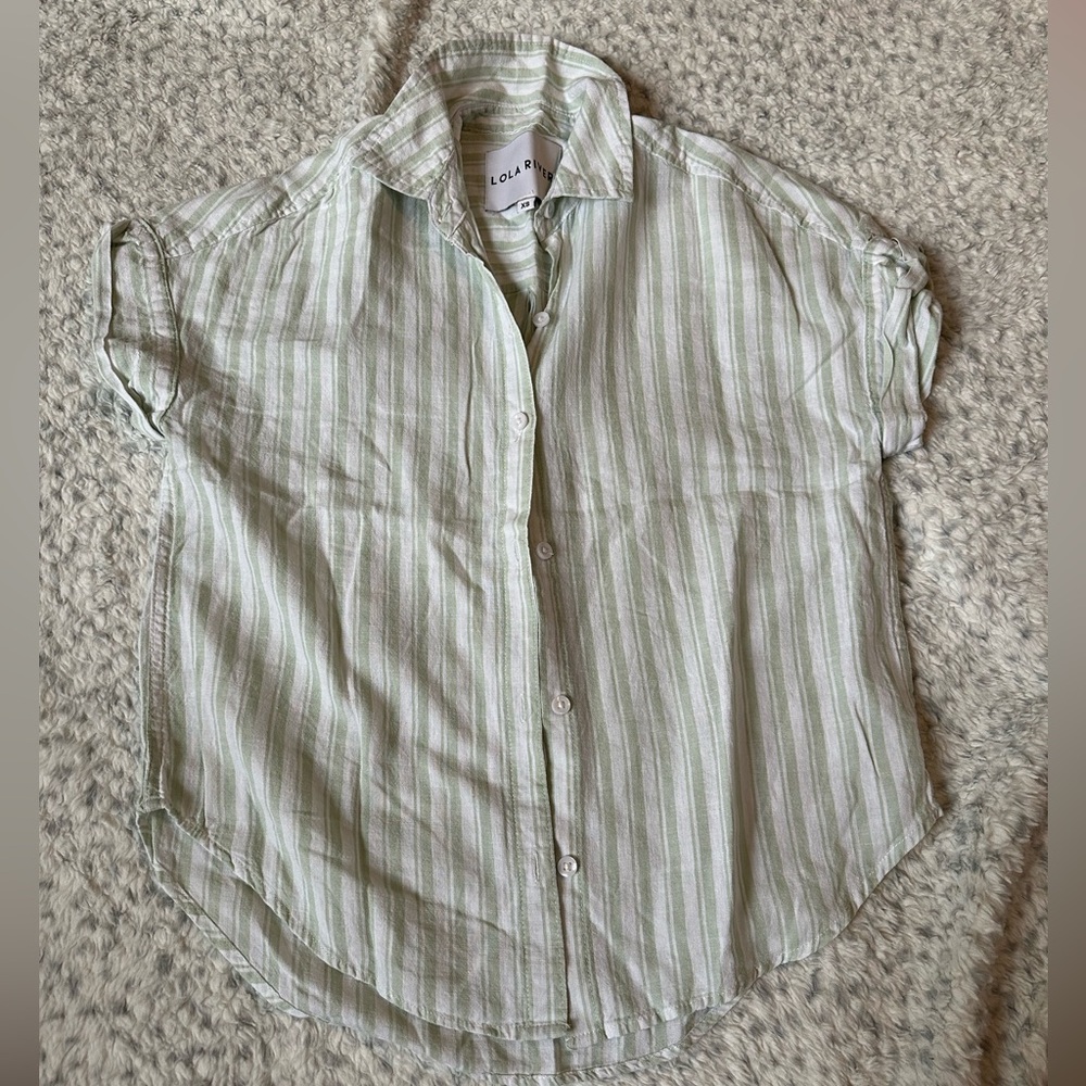 Lola river button up blouse size Xsmall